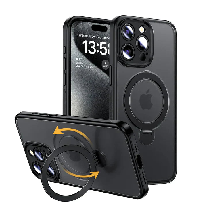 Custodia magnetica trasparente per telefono con supporto